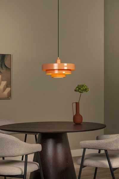 Lucide RUNA - Pendant light - Ø 35 cm - 1xE27 - Pink